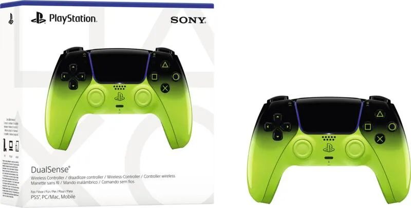 Sony Controller PS5 DualSense Remix Green - Gamepad - Optisch