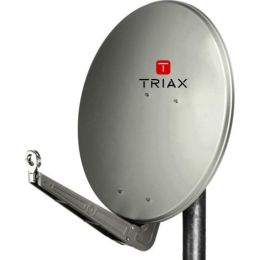 Triax ALU SAT-SPIEGEL 77X72CM VORMON / TRIAX FESAT 85HQ LICHTGRAU 350381