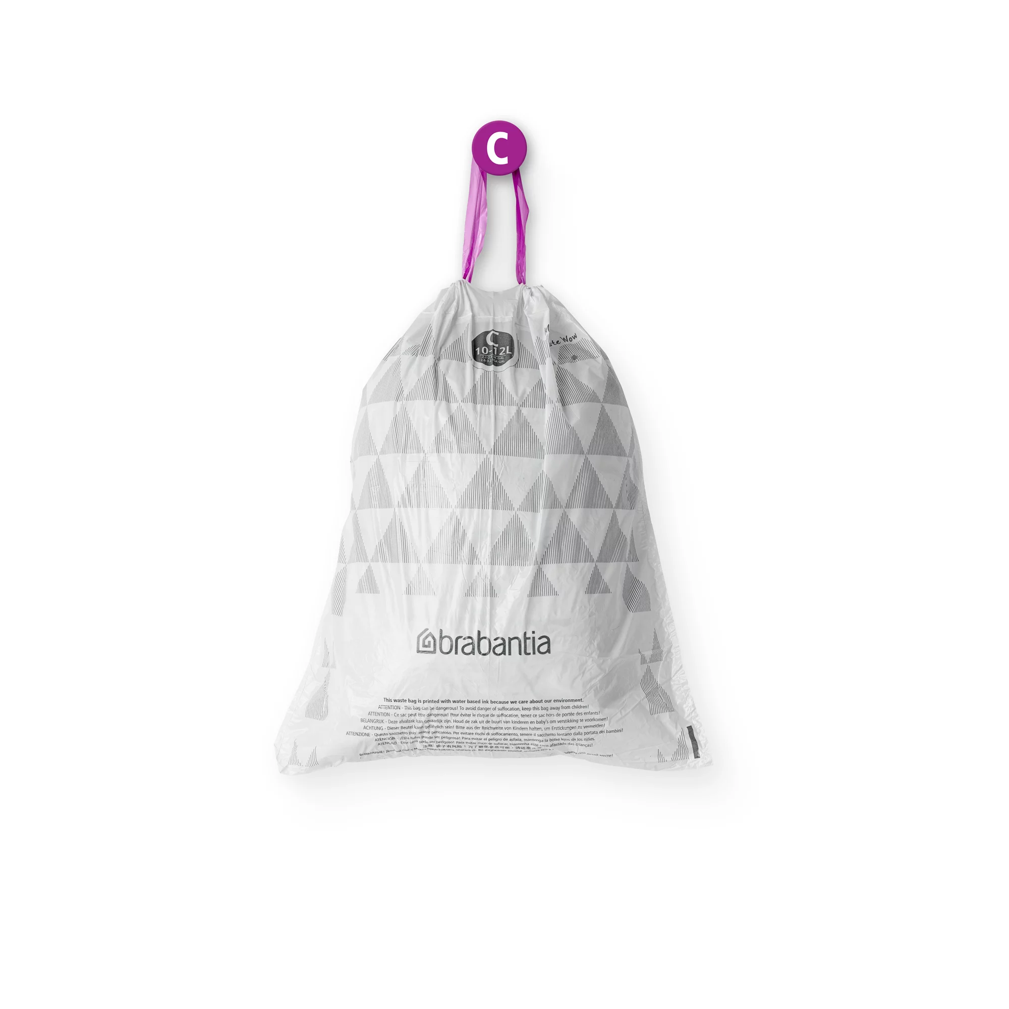 Brabantia Müllbeutel Spenderverpackung PerfectFit Beutel 10-12 L (C) 40Stk