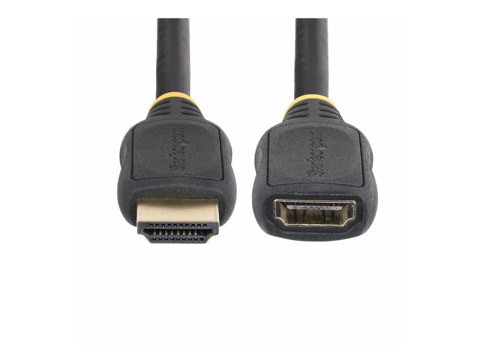 StarTech.com 0,5m HDMI 2.0 Verlängerungskabel, 4K 60Hz, Stecker/Buchse