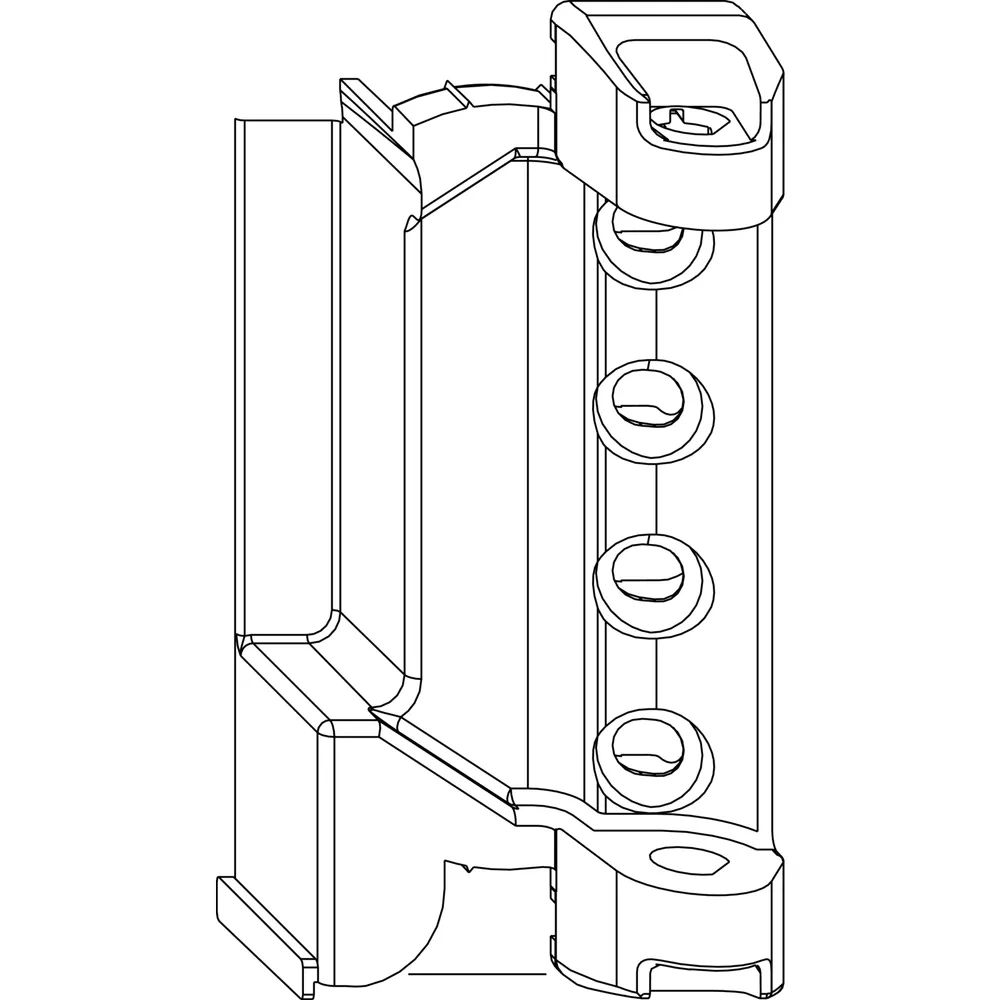 MACO Scherenlager DT130 4/18-9 mm 130 kg silber rechts (202541)