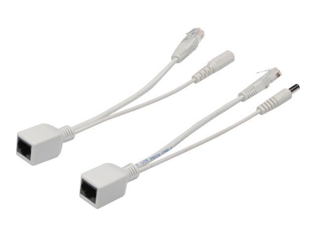 DIGITUS Passives PoE-Kabelset, Splitter + Injektor