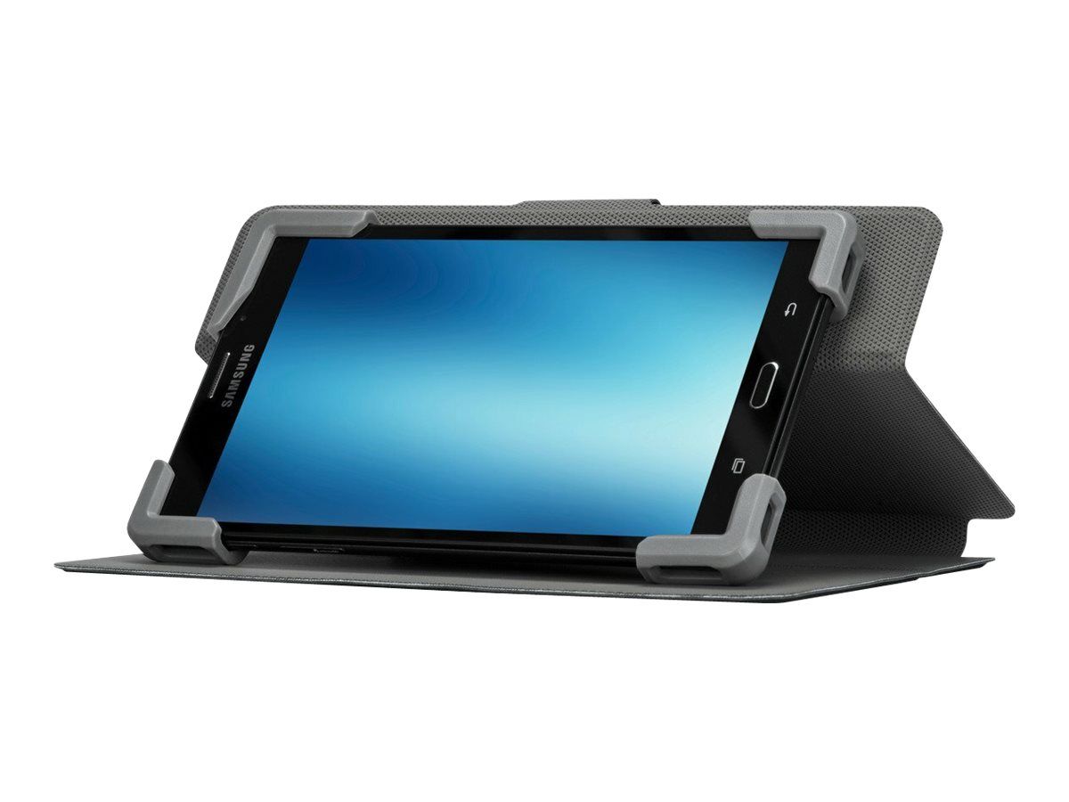 Targus Safe Fit Universal 360° Rotating - Flip-Hülle für Tablet - Polyurethan - Schwarz - 17.8 cm - 21.6 cm (7" - 8.5")