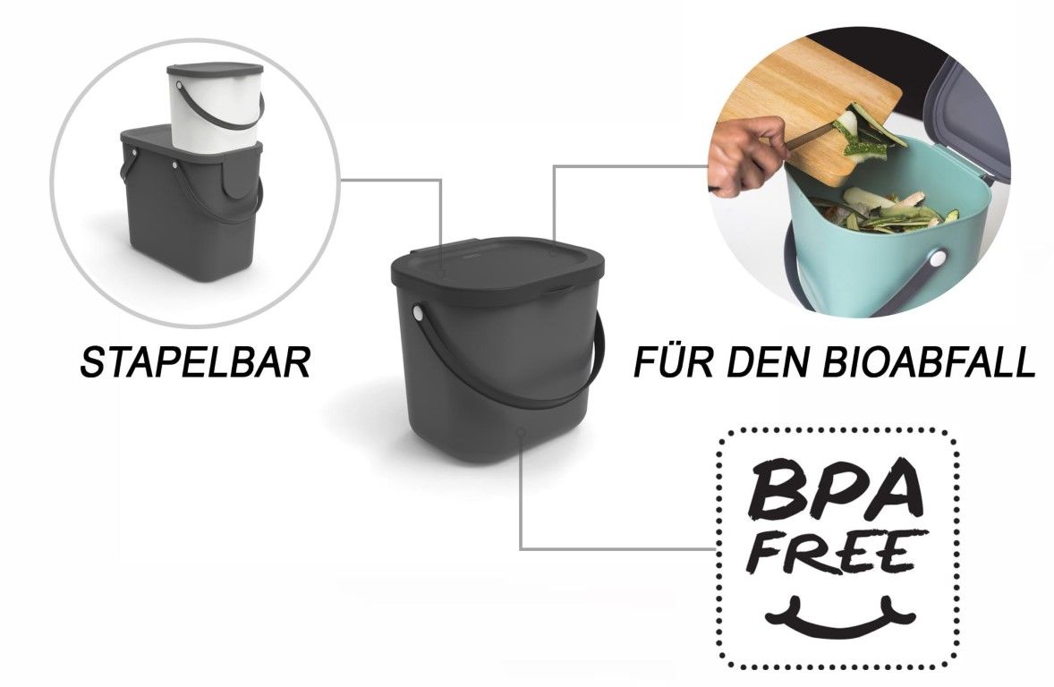 Rotho Recycling Müllsystem 6 l ALBULA