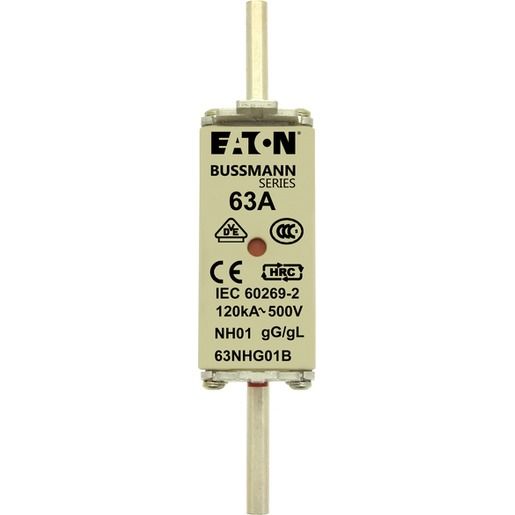 Eaton NH-SICH.EINSATZ 63A 500V GR1 / EATON NH1/ 63A 500V 63NHG01B