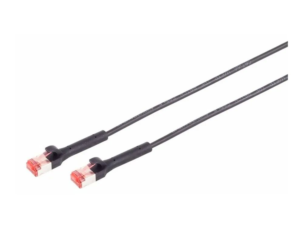 Lanview Bendable booted Halogenfree (LSZH) CAT6A U/FTP 1m Black - Kabel - Netzwerk