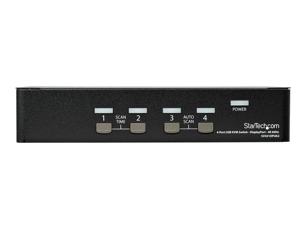 StarTech.com 4 Port DisplayPort KVM Switch - DisplayPort 1.2 KVM