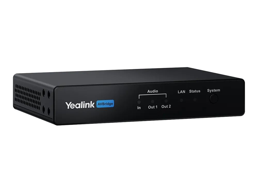 Yealink AVBridge - Compact Audio Processor & A/V signal extender