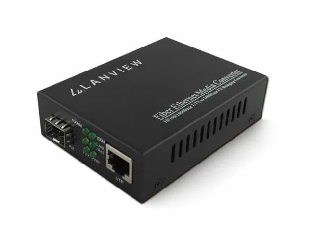 Lanview Medienkonverter - 1GbE - über CAT 5/5e/6/6a/7 - 10GBase-T, 1000Base-SX, 1000Base-LX, 1000Base-LH, 1000Base-ZX - SFP (mini-GBIC)