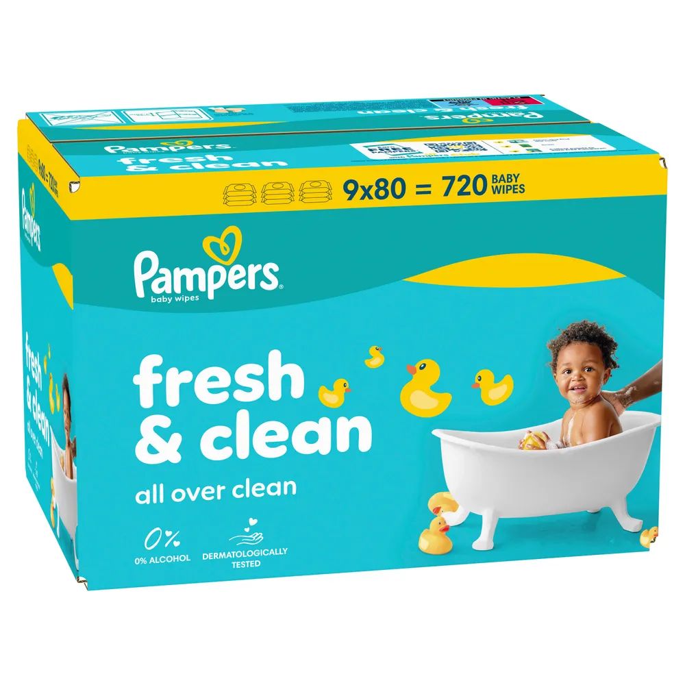 Pampers Feuchte Tücher Fresh Clean 9x