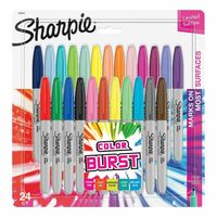 Sharpie Fine - 24 Stück(e) - Mehrfarbig - Feine Spitze - Grau - Mehrfarbig - Rund - Fein