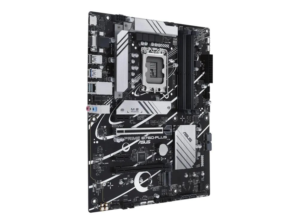 ASUS PRIME B760-PLUS - Motherboard - ATX - LGA1700 Sockel - B760 Chipsatz - USB-C 3.2 Gen 2x2, USB-C 3.2 Gen 1, USB 3.2 Gen 2, USB 3.2 Gen 1, USB4 - 2.5 Gigabit LAN - Onboard-Grafik (CPU erforderlich)