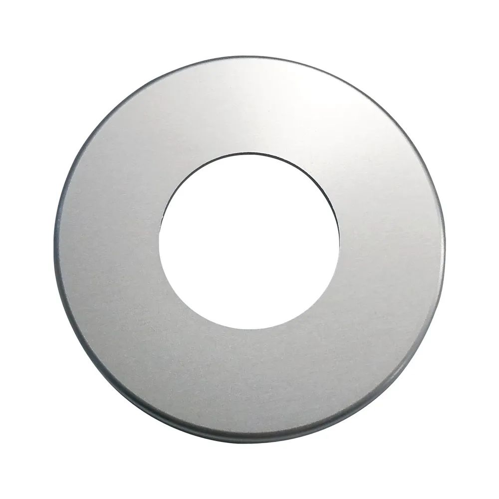 Grundmann Drückerrosette WG ø 50 mm, mit Universalträger U, silber eloxiert