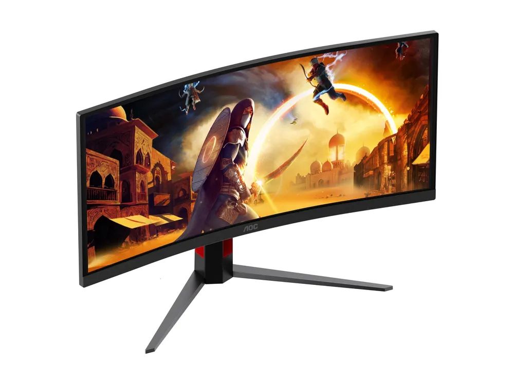 AOC Gaming CU34G4ZCA - G4 Series - LED-Monitor - Gaming - gebogen - USB - 86.4 cm (34")