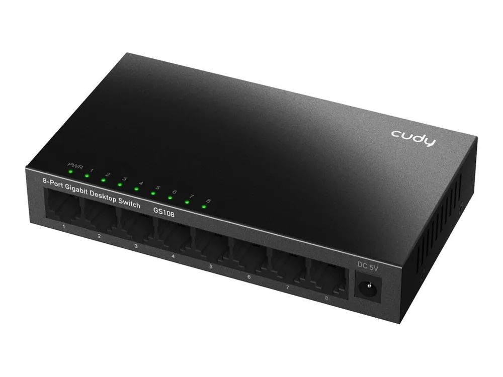 CUDY GS108 - 4.0 - Switch - unmanaged - 8 x 10/100/1000
