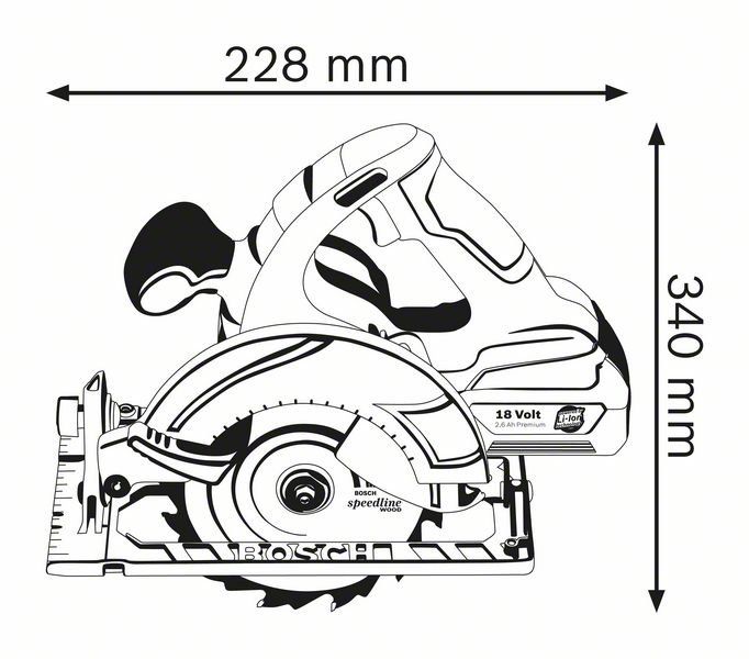 Bosch Professional GKS 18V-LI