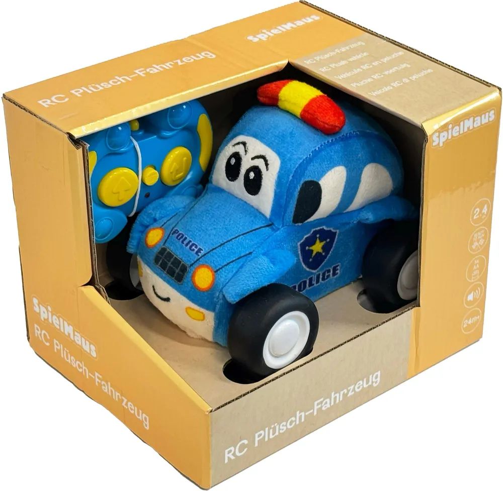 VEDES Großhandel GmbH - Ware SMB R/C Plüsch Polizei Fahrzeug 2.4Ghz
