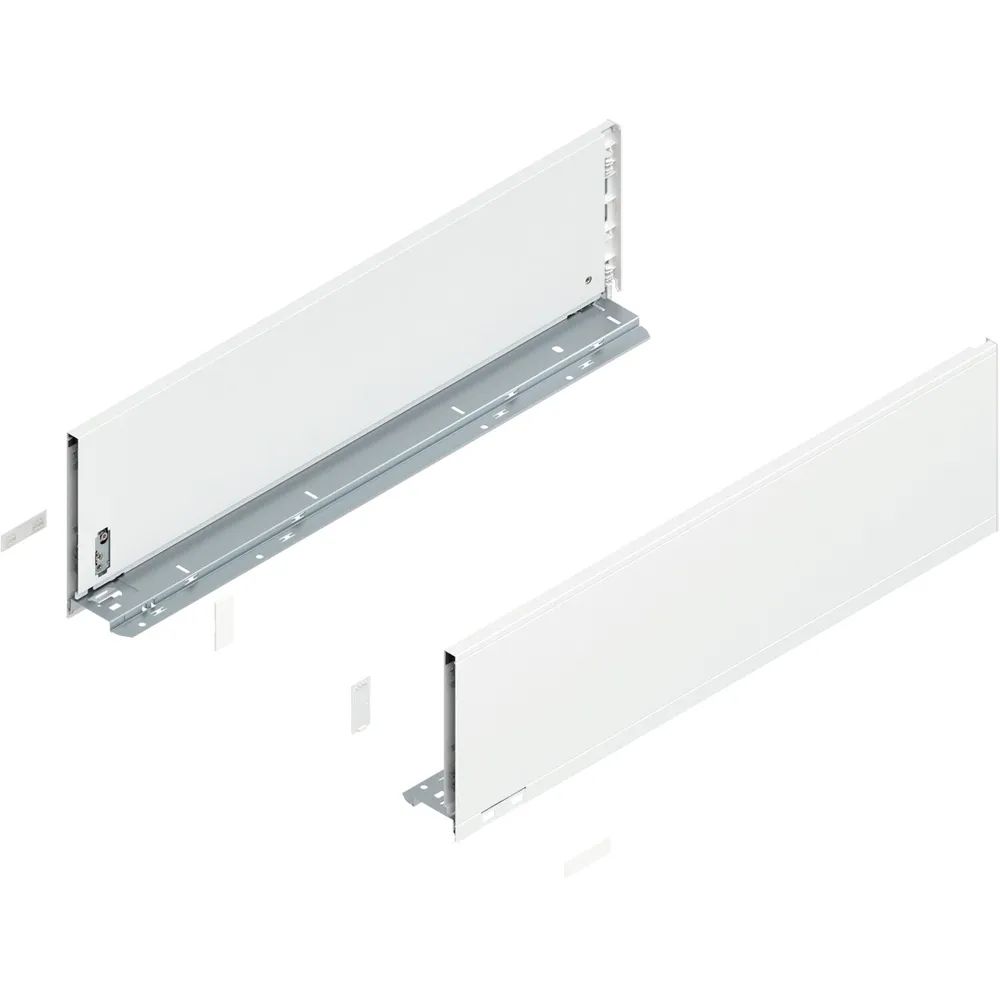 BLUM LEGRABOX pure Zarge Höhe C, NL 600, Seidenweiß-matt