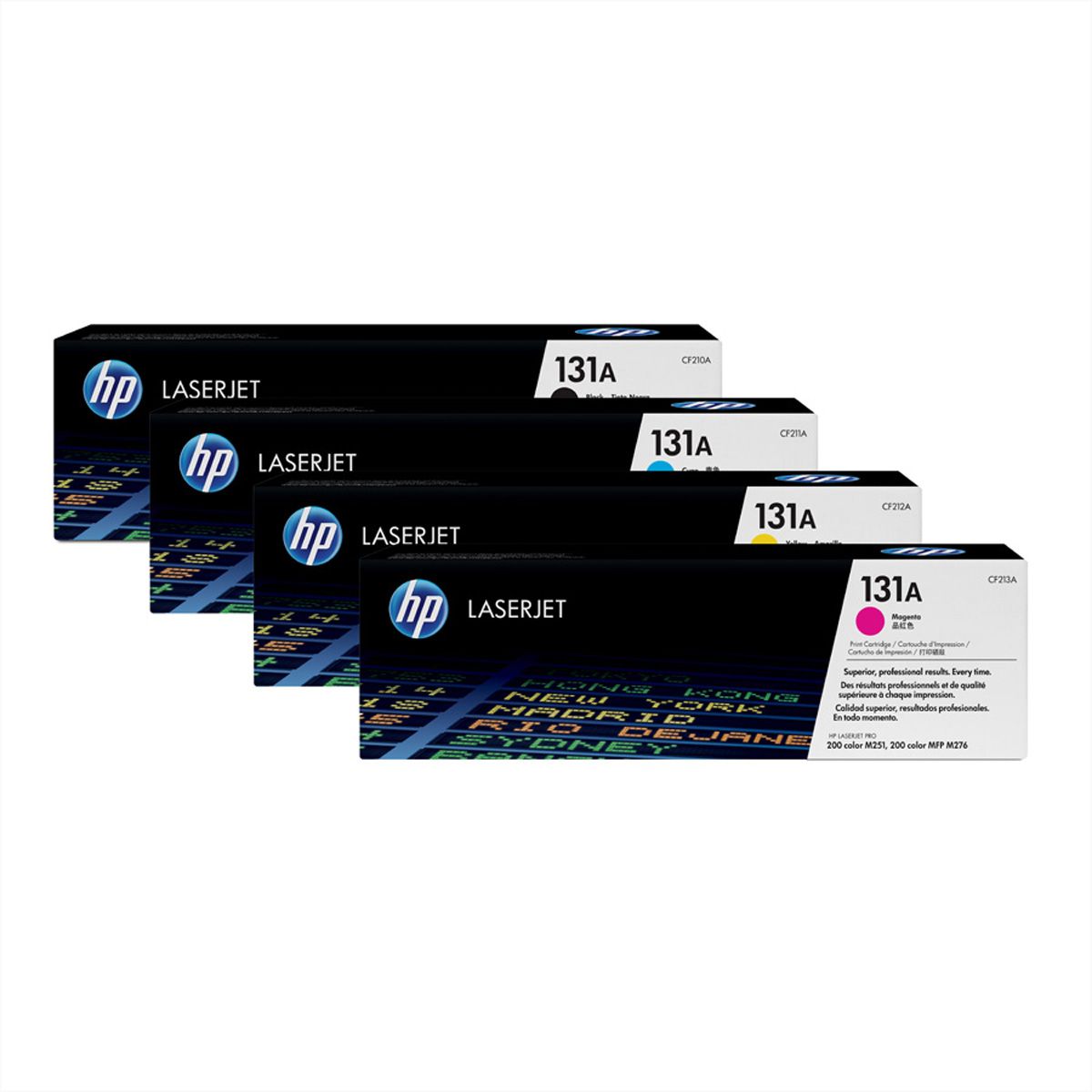 HP 131A - 3er-Pack - Gelb, Cyan, Magenta - original - LaserJet - Tonerpatrone (U0SL1AM)
