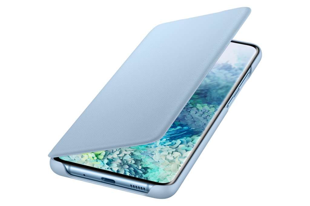 Samsung LED-View-Cover "EF-NG985" für Galaxy S20+, Hellblau