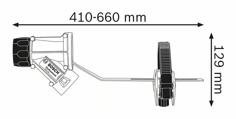 Bosch Professional GDE max Systemzubehör Karton