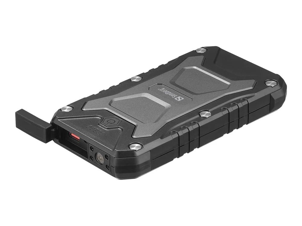 SANDBERG Active Survivor - Powerbank - 10000 mAh - 37 Wh - 22.5 Watt - 5 A - PD - 2 Ausgabeanschlussstellen (USB, 24 pin USB-C)