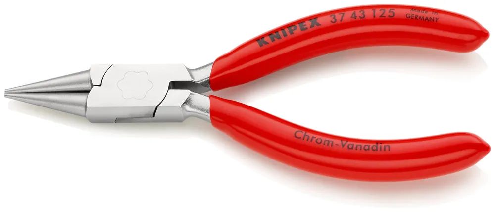 KNIPEX Greifzange für Feinmechanik mit Kunststoff überzogen verchromt 125 mm