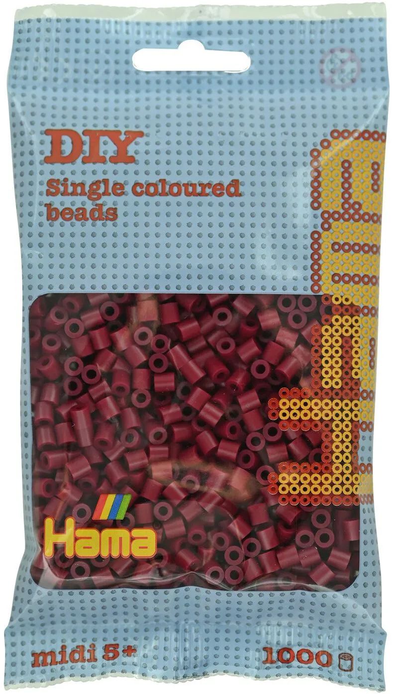 Dan Import HAMA Perlen Dunkle Kirsche 1.000 Stück