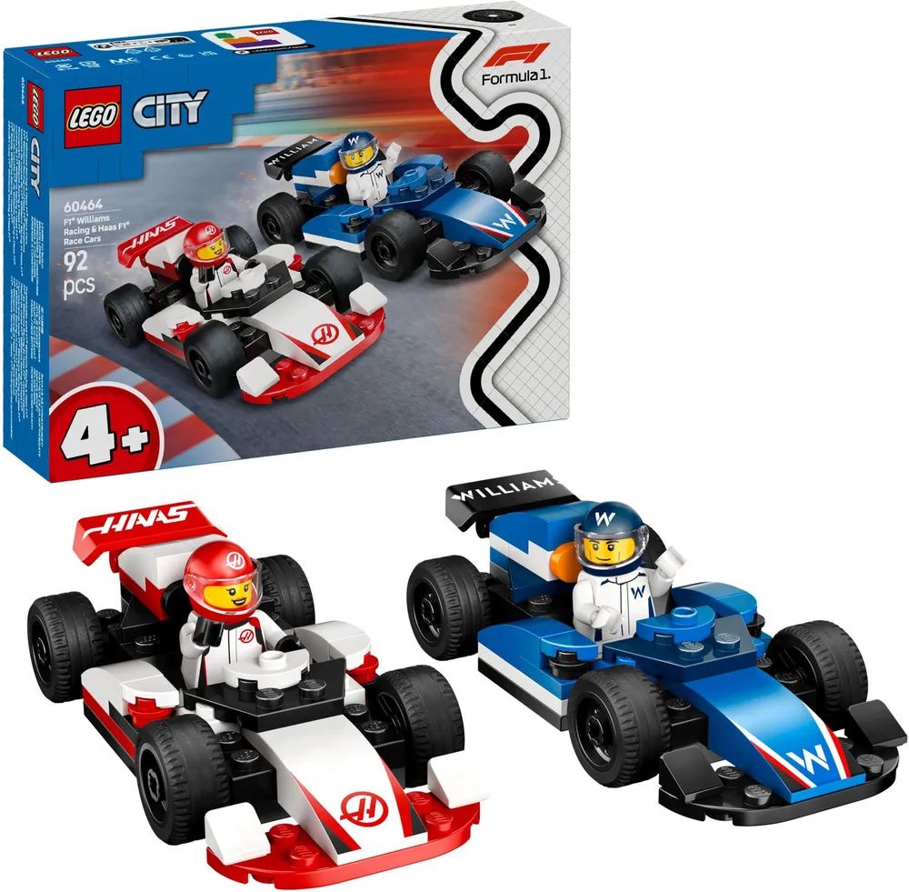LEGO 60464 City F1 Williams Racing und Haas Rennautos