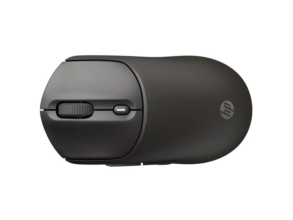 HP 405 - Maus - leise - rechts- und linkshändig - optisch - 5 Tasten - kabellos - Bluetooth 5.2, 2.4 GHz - kabelloser Empfänger (USB)