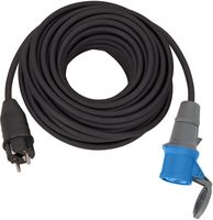 Brennenstuhl 1132910100 - 25 m - Draußen - IP44 - Ölbeständig - Schwarz - Blau - 280 mm