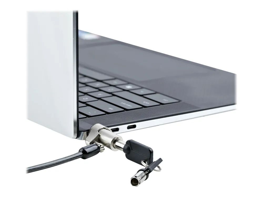 StarTech.com Laptop cable lock 6Ft Compatible With Noble Wedge; Laptop Cable Lock, 6Ft (2m)
