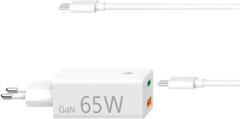 Hama 200016 USB-C Notebook-Netzteil, 65W, GaN