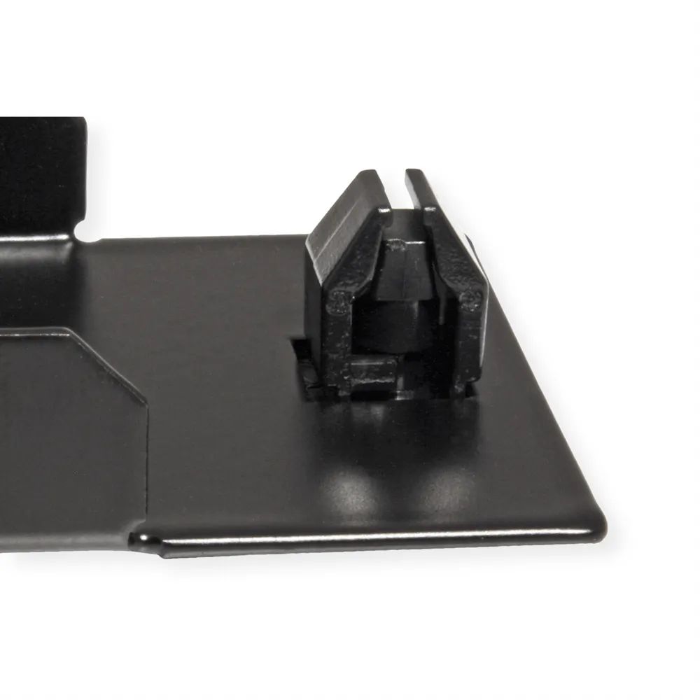 VALUE 19-Zoll-Blindplatte Snap-in, 1 HE, schwarz