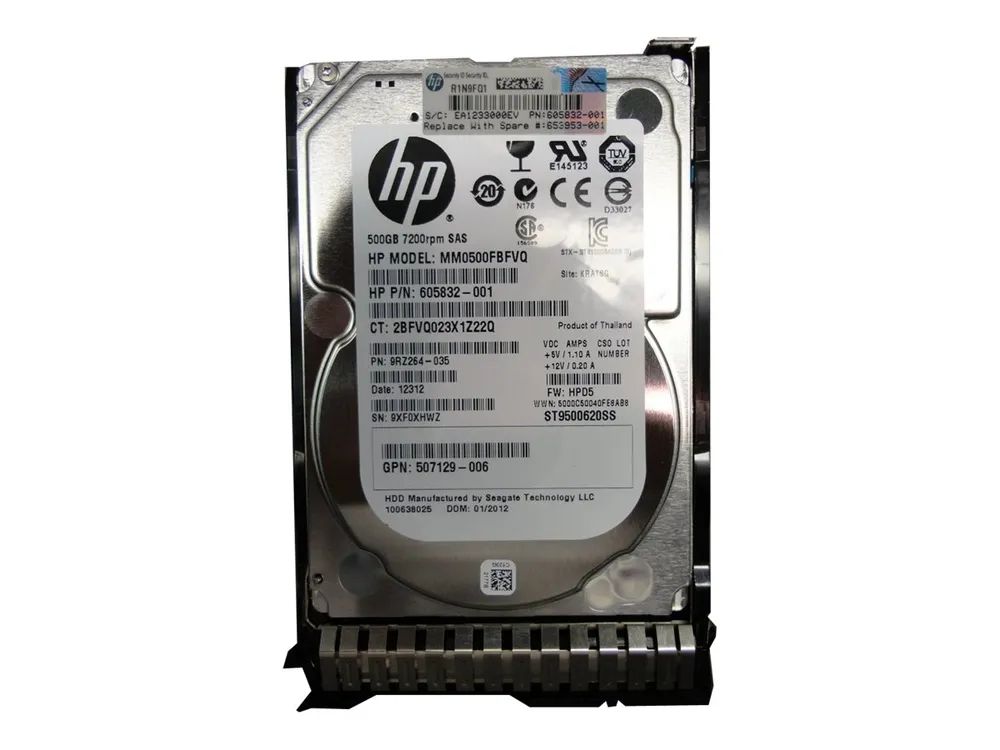 HPE Dual Port Midline - Festplatte - 500 GB - intern - 2.5" SFF (6.4 cm SFF)