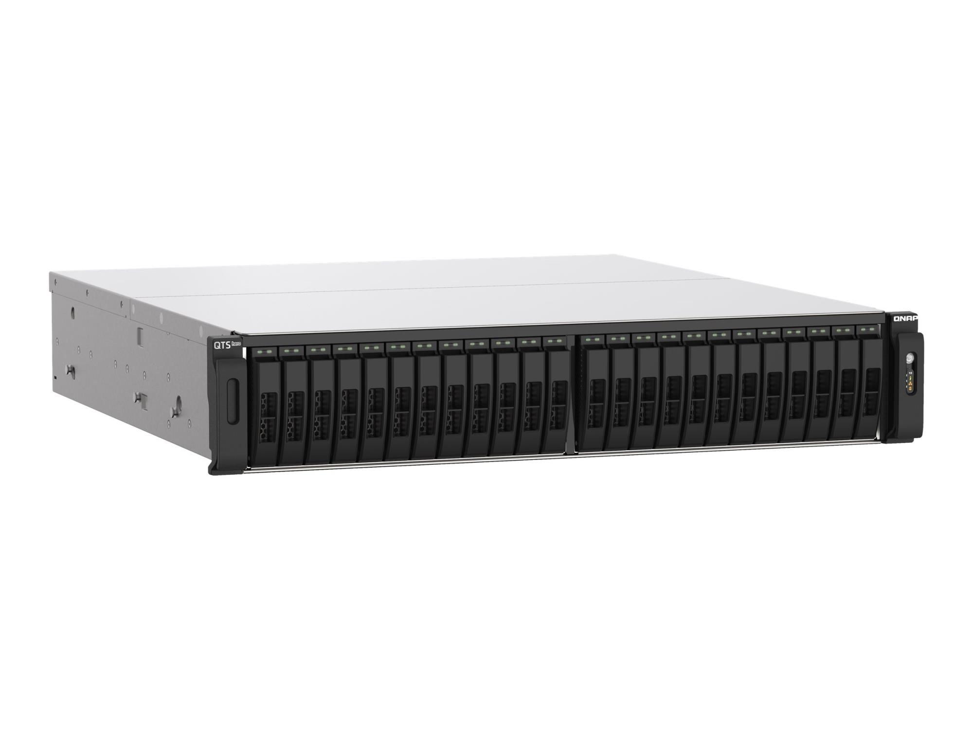 QNAP TS-H2490FU-7302P-256G - NAS-Server - 24 Schächte - Rack - einbaufähig - PCI Express 3.0 x4 (NVMe)