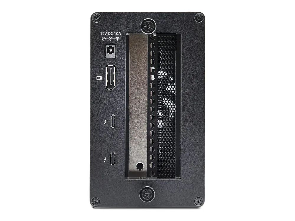 StarTech.com Thunderbolt 3 PCIe Expansion Chassis, Enclosure Box W/Dual PCI-E Slots, External PCIe Slots for Laptops/Desktops/All-In-Ones, 8K/4K Output Via TB3/DP 1.4 Ports - For PCI Express Cards (2TBT3-PCIE-ENCLOSURE)