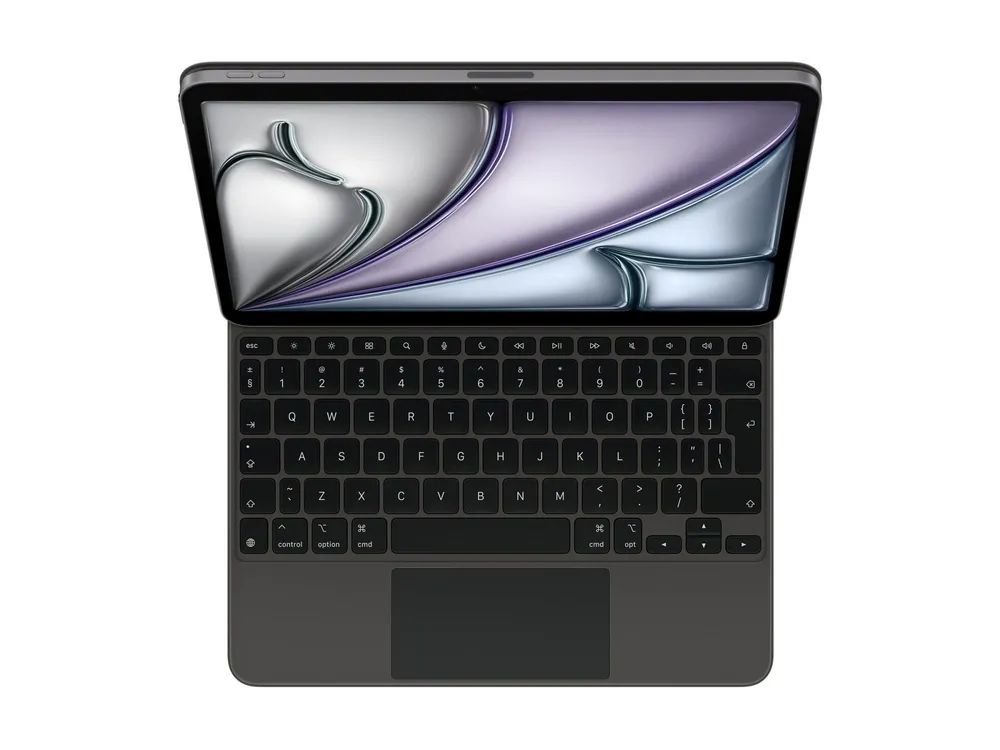 Apple Magic Keyboard - Tastatur und Foliohülle - mit Trackpad - Apple Smart connector - QWERTY - GB - Schwarz - für 10.9-inch iPad Air (4. Generation, 5. Generation)