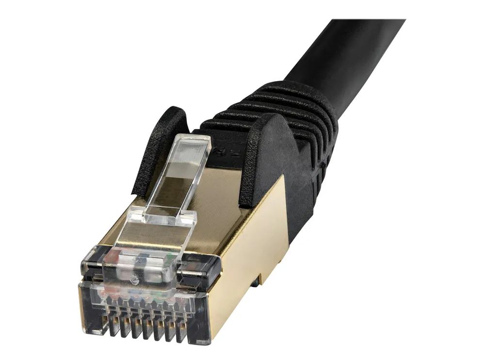 StarTech.com 7m CAT6a Patchkabel - schwarz - snagless RJ45 - Patch-Kabel - RJ-45 (M)