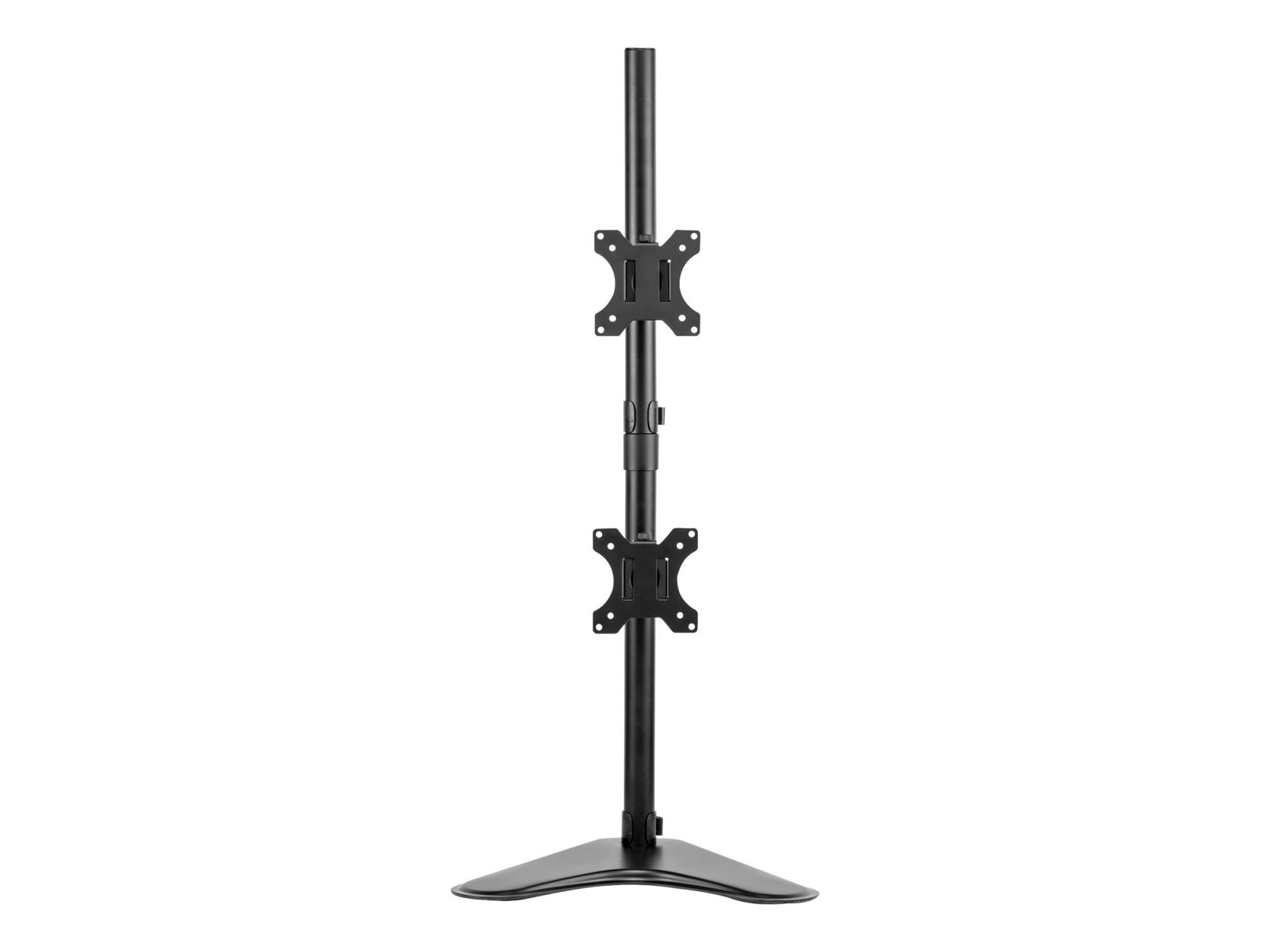 Fellowes Professional Series Free-standing Dual Stacking Monitor Arm - Aufstellung - für 2 Monitore - Stahl - Schwarz - Bildschirmgröße: bis zu 81,3 cm (bis zu 32 Zoll)