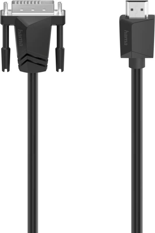 Hama 200715 Adapterk. DVI auf HDMI, 4K, 1,50m