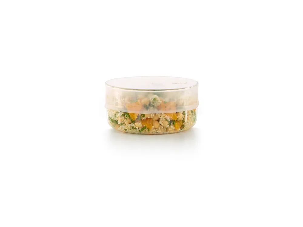Lékué Wiederverwendbarer Silikondeckel, 15 cm - Transparent