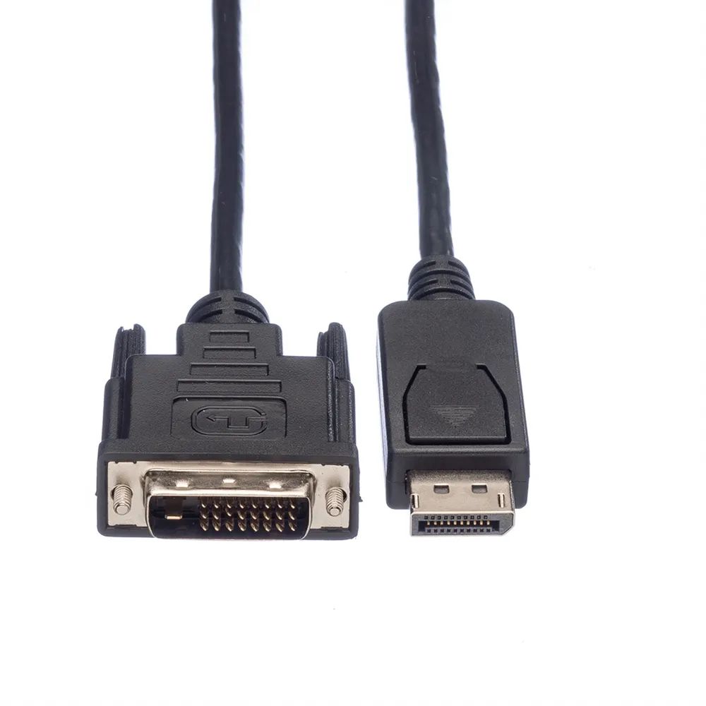 ROLINE DisplayPort Kabel DP ST - DVI ST, schwarz, 2 m