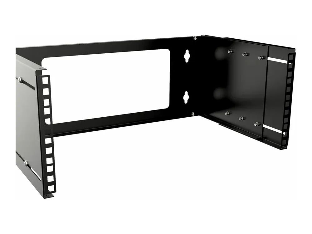Lanview by Logon - Rack Wandhalterung offener Rahmen - adjustable depth - Schwarz - 4U - 48.3 cm (19")