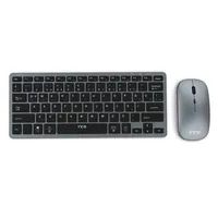 INCA IBK-572BT - 60% - Kabellos - RF Wireless + Bluetooth - LED - Schwarz - Maus enthalten
