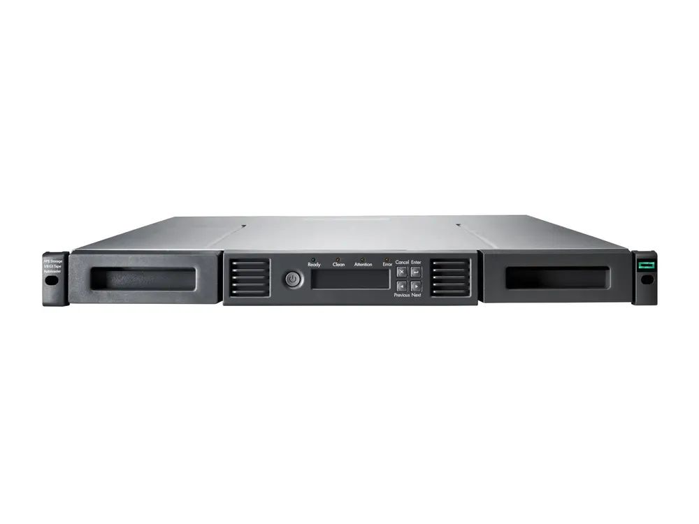 HPE Storage MSL 1/8 - Tape Autoloader - 144 TB / 360 TB - Steckplätze: 8 - LTO Ultrium (18 TB / 45 TB)