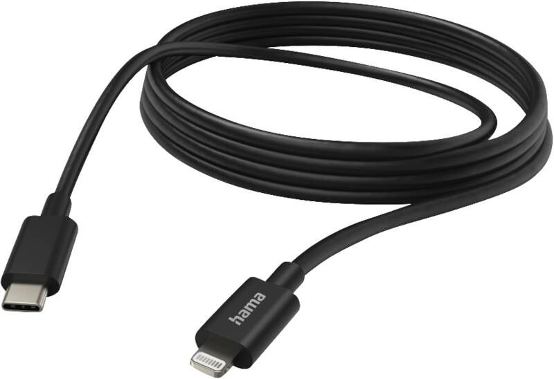 Hama USB-Kabel 201599 USB-Kabel,USB-C-Lightning, 3 m