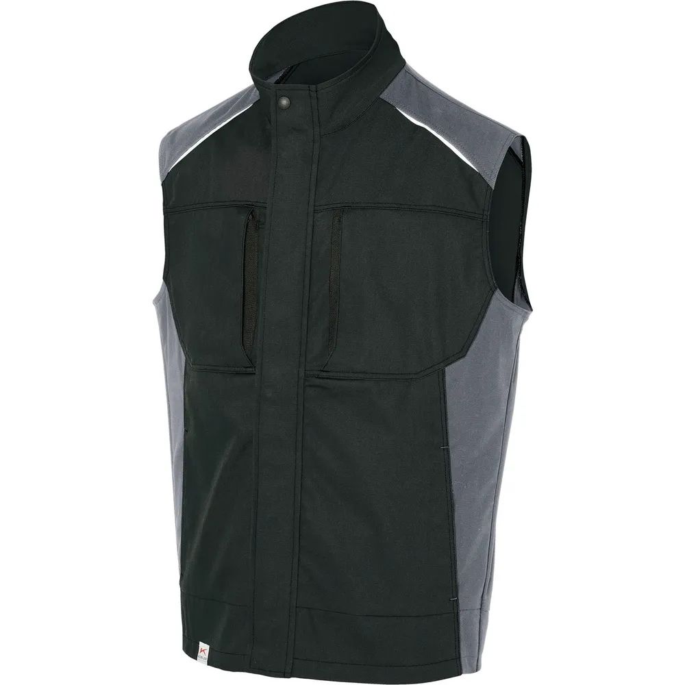 KÜBLER Weste Activiq 7250 schwarz/anthrazit S