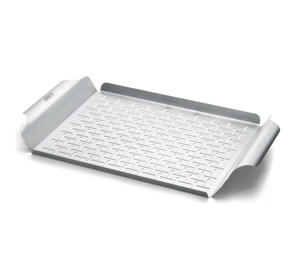 Weber Deluxe Grillpfanne, Edelstahl