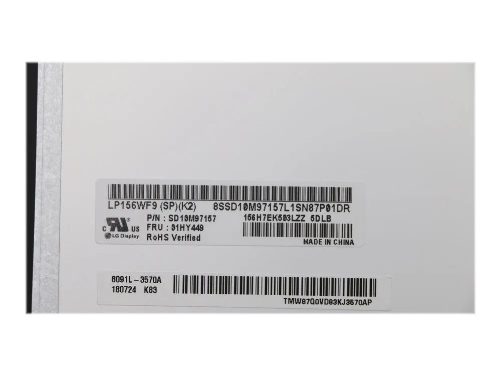 Lenovo 15" (38,1 cm) FHD IPS AG 250 nit Panel